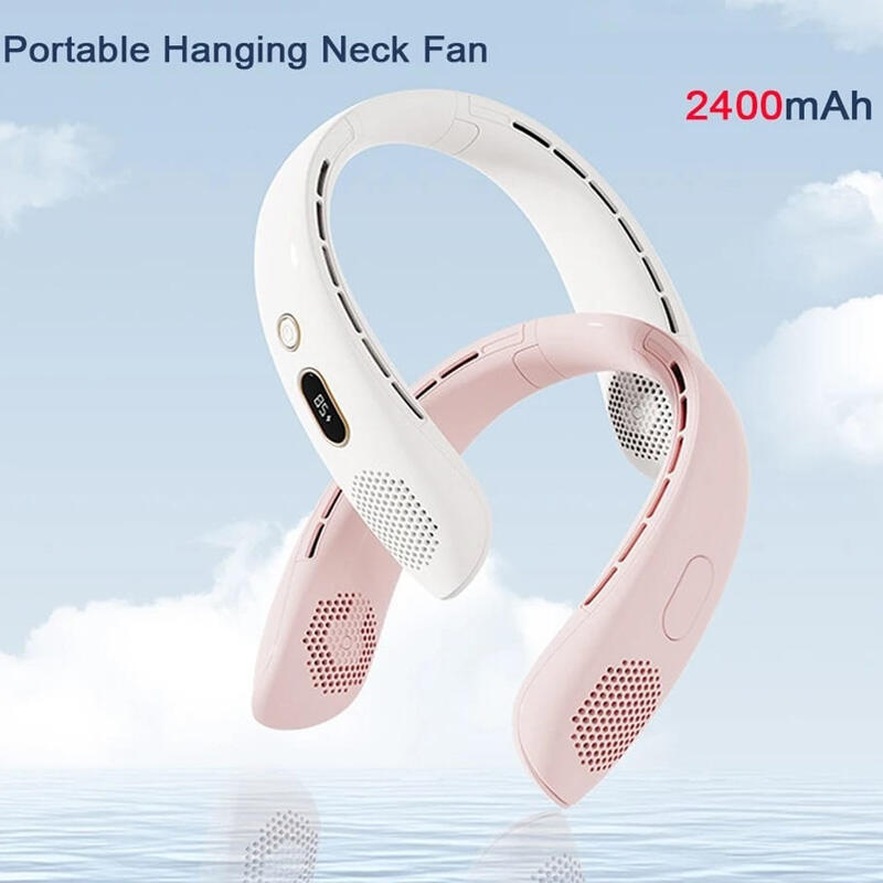Ventilatore Portatile da Collo con Display Digitale